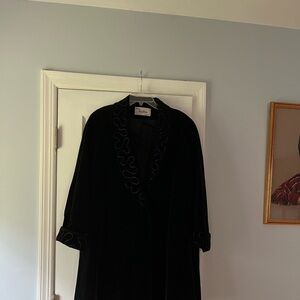 Cattiva Black velvet Coat